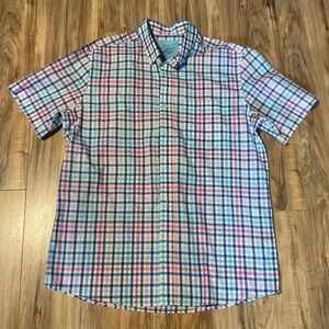 Saddlebred Men's Multicolor Plaid Button Down Shirt